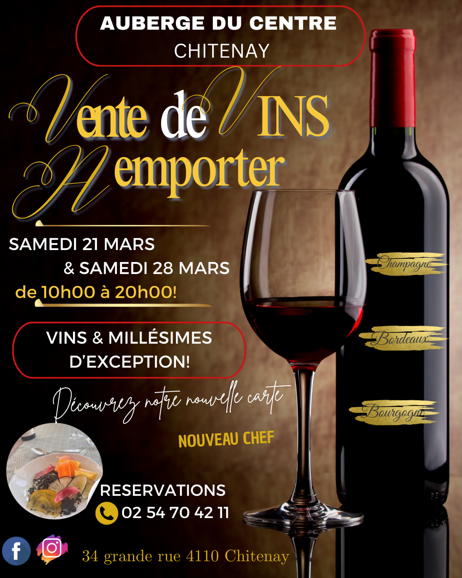 PORTES OUVERTES : VIN A EMPORTER